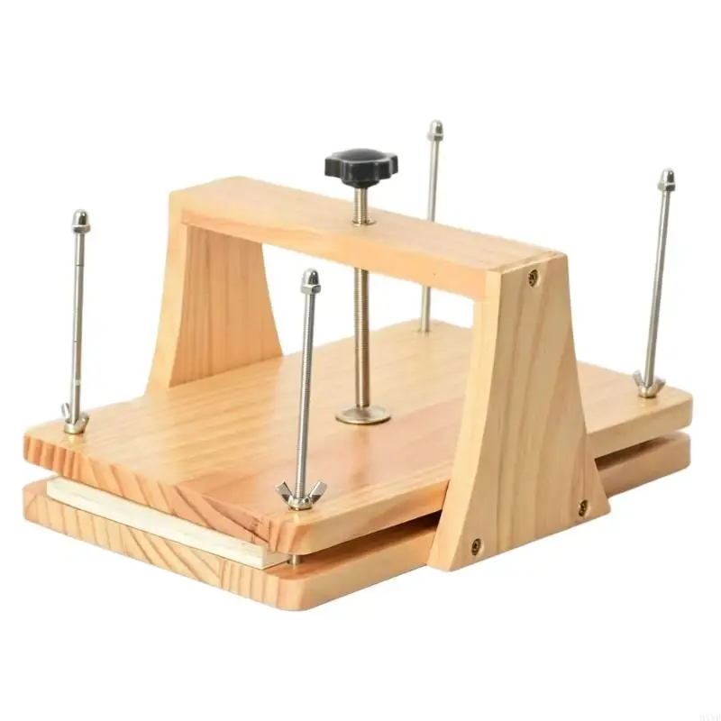 Wooden Flower Press Detachable Screw Tightened Plant Press Board for Pressed Flower Crafts, Manual Press Tool M4YD
