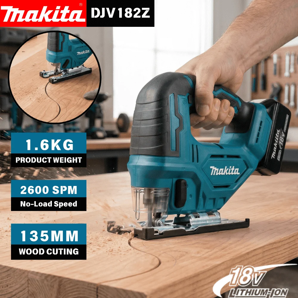 seghetto-alternativo-makita-djv182z-18v-leggero-con-motore-brushless-impugnatura-a-barilotto-e-4-lame-per-taglio-legno-da-giardino-e-ristrutturazioni-domestiche