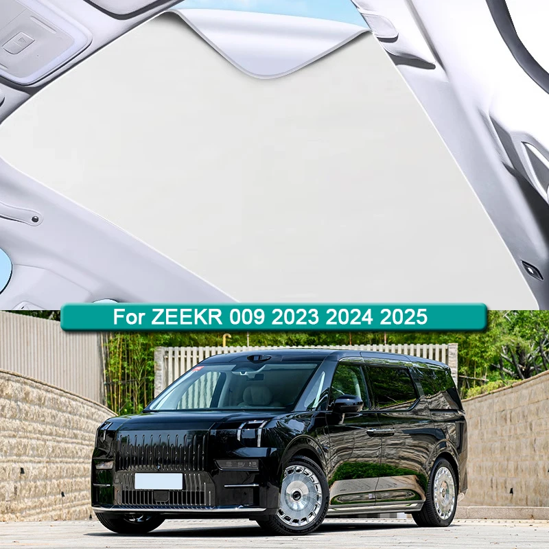 

Car Roof Sunshade Fit For ZEEKR 009 2023 2024 2025 2026 Electrostatic Adsorption Sunroof Sunshade Skylight Blind Shading Sticker