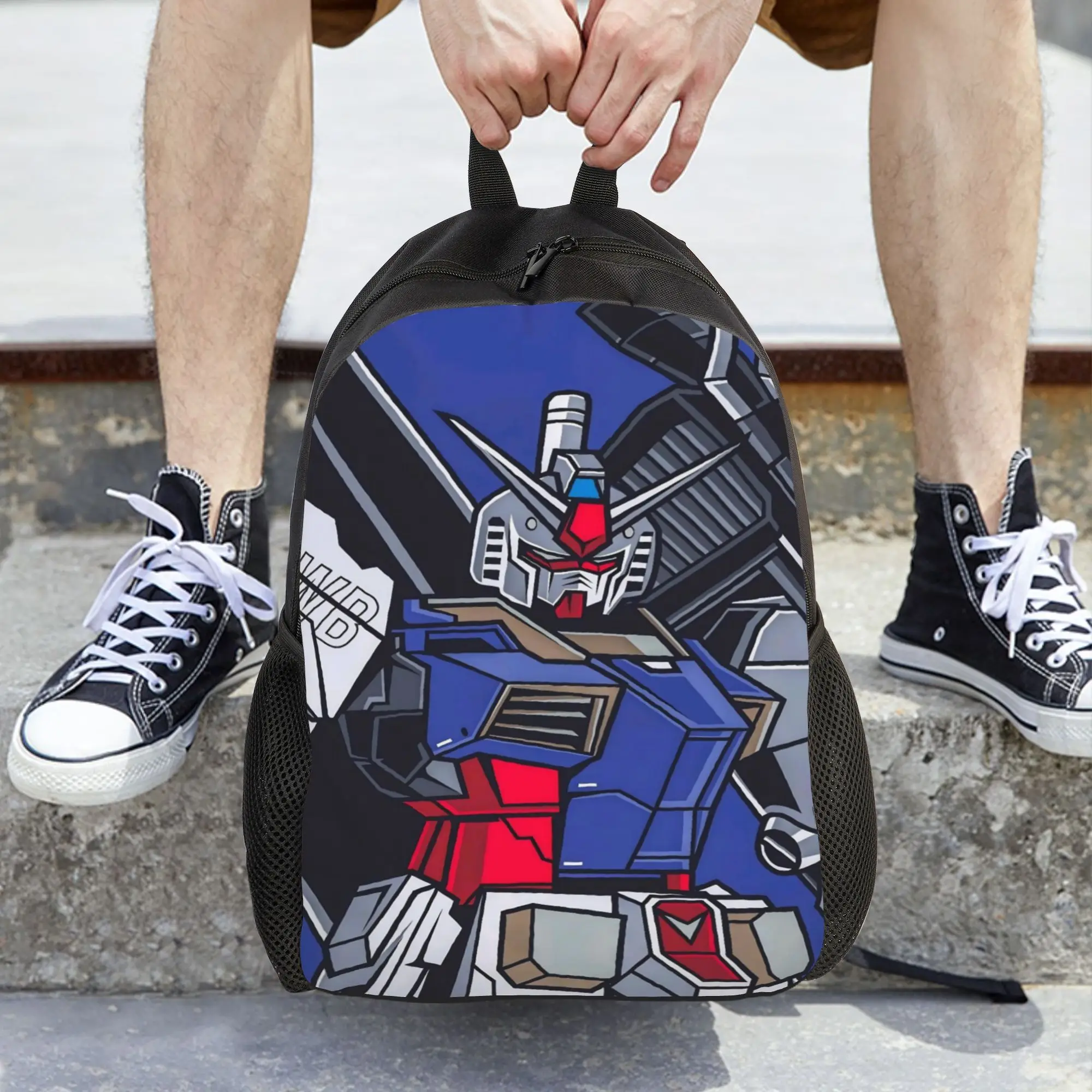 mobile suit gundams Backpack for Boys Girls Toddler Cute Daycare Backpacks School Bag