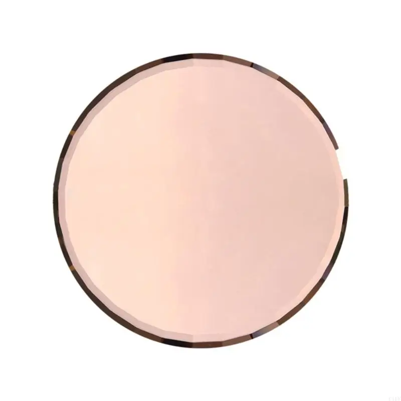 Paleta arte uñas mejorada con espejo C1FF con mezcla colores reutilizable con bordes elevados