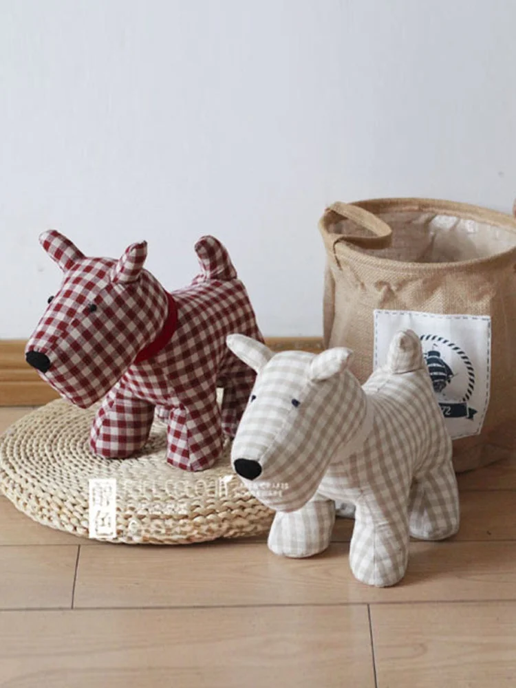 رائعتين الأصلي الإبداعية النسيج الكلب دمية لعبة الأطفال دمية وسادة الديكور الباب وقف هدية لجميع G