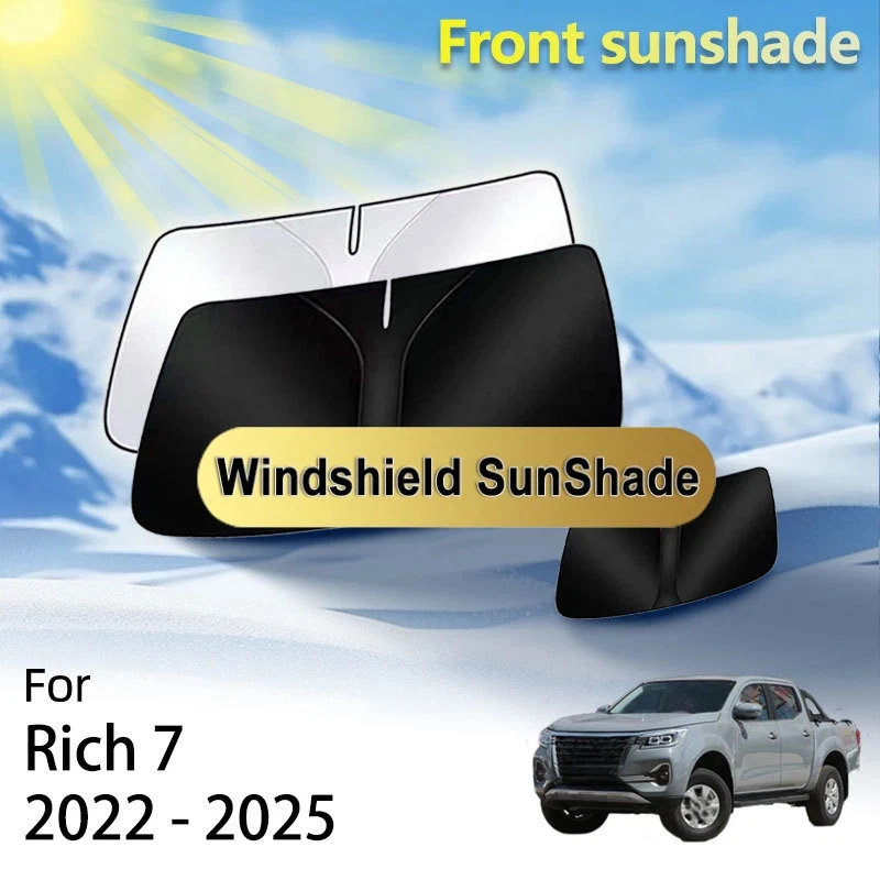 Front Sunshade For Dongfeng Rich 7 2025 2024 2023 2022 Accessories Auto Windshield Window Heat Insulation Sun Protection Parts