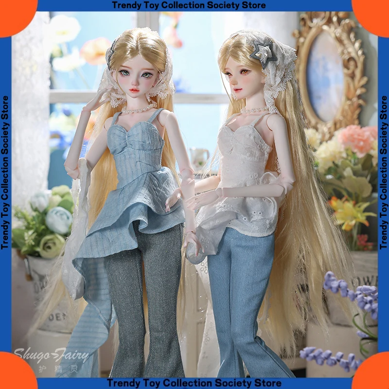 

Four-Point Bjd Doll Warm And Warm Dress-Up Doll Genuine New Product In Stock French Retro Humanoid Doll Handcrafted Resin Gift