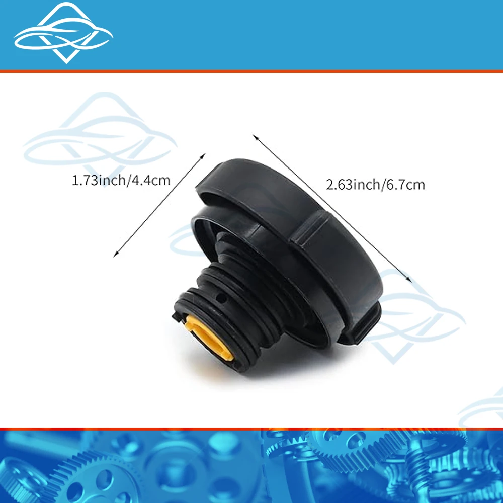 Car Expansion Tank Cap Radiator Cover For BMW 3 5 6 7 Series E46 E36 E39 E61 E64 E65 X3 17111742232 Replacement Auto Accessories