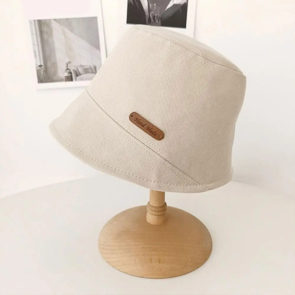 Summer Wide Brim Fisherman Hat Women Foldable Sunshade Visors Fisherman Cap Female Adjustable Outdoor Sports Bucket Panama Cap