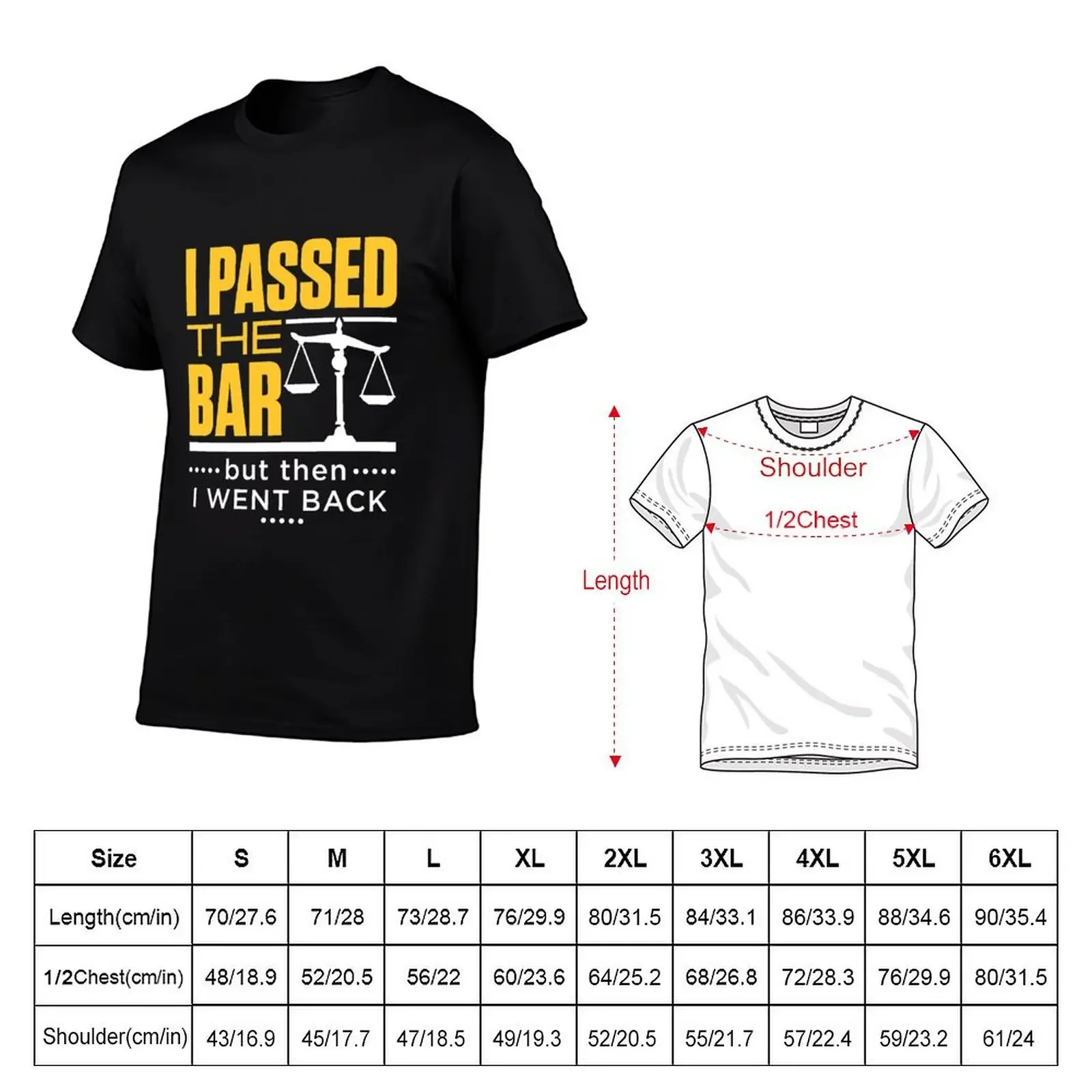 Bar Exam I Passed the Bar But Then I Went Back T-Shirt Blouse customs design your own cute clothes tees oversized t shirt men