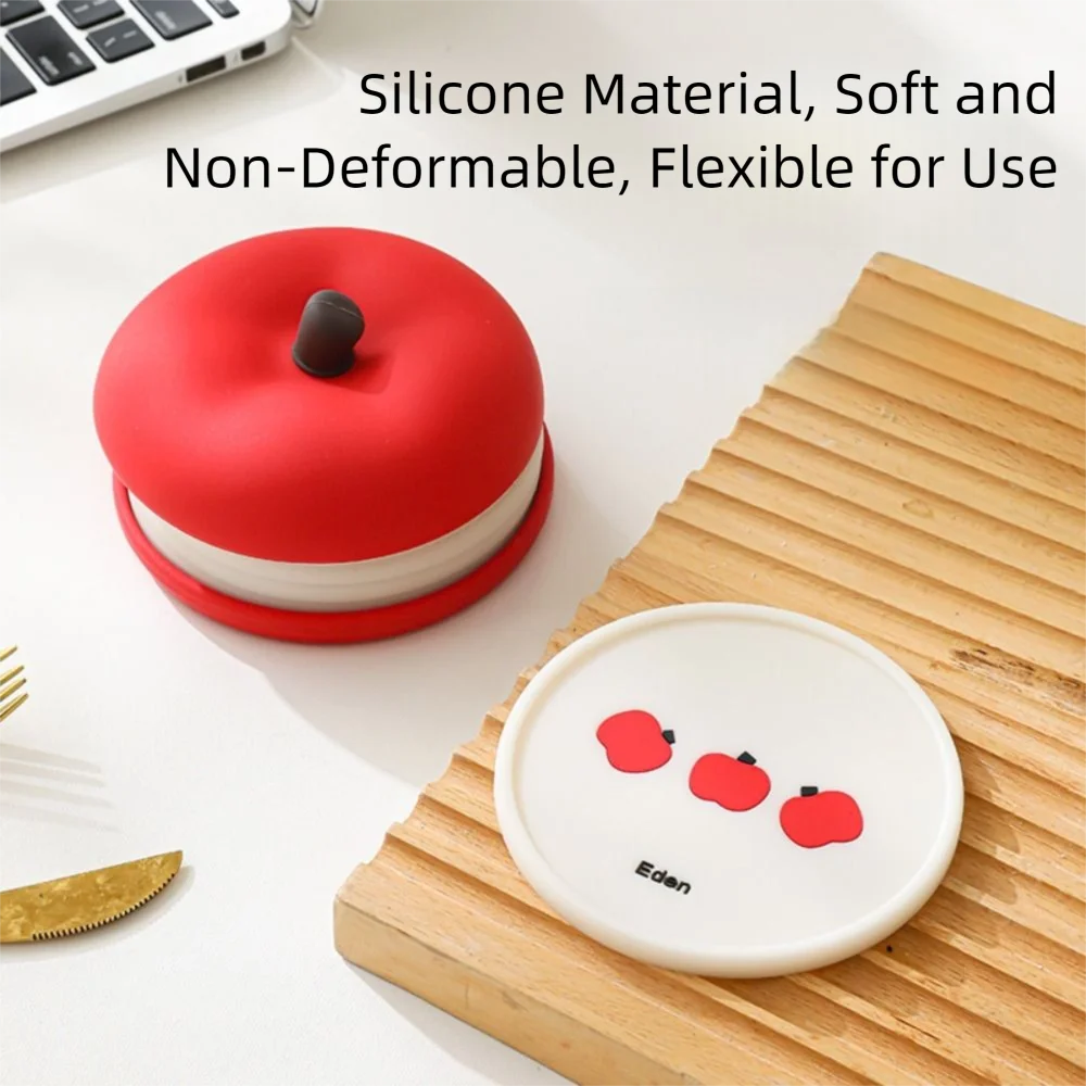 

Creative Fruit Shape Coasters Set Anti Scald Stackable Nonslip Cup Mat Anti-fouling Heat Resistant Drink Insulation Pad Cafe Use