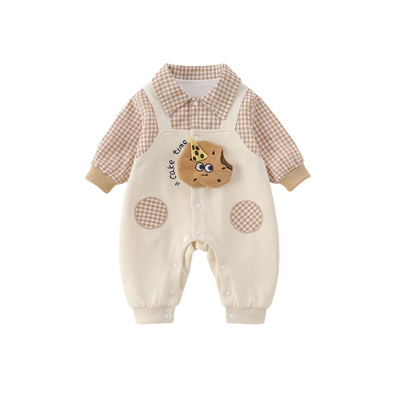 Autunno Outfit Baby Rer Ragazzi Plaid Lungo Sve Vestiti Vestito aderente Primavera Autunno Jaet Pantaloni lunghi a vita alta Alto contenuto