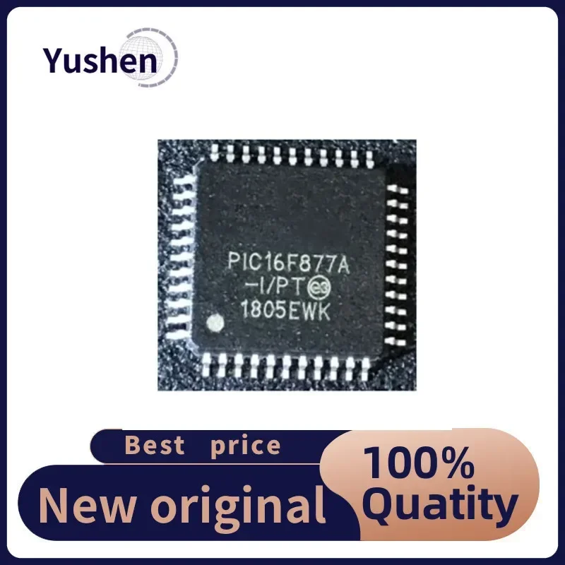 Nuevo Chip PIC16F877A PIC16F877A-I/PT QFP44 8 bits PIC MCU Chips componentes electrónicos