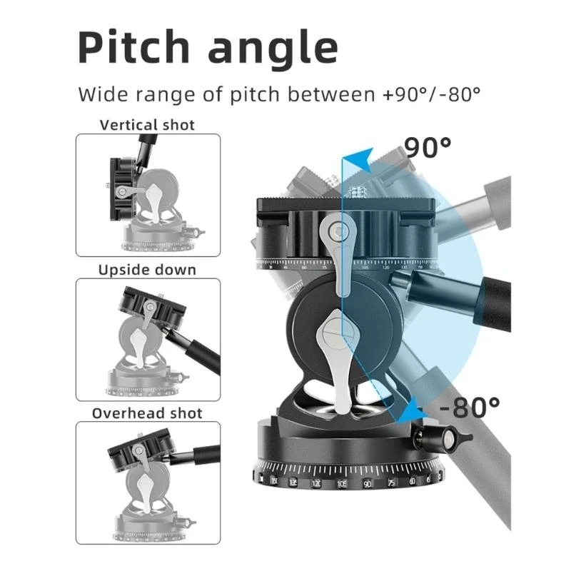 31ba Hydraulikflüssigkeit Video -Dämpfung Kopf Panoramablast Stativstativmonopoden Kamerahalter Stand für mobile SLR DSLR – Detail 3