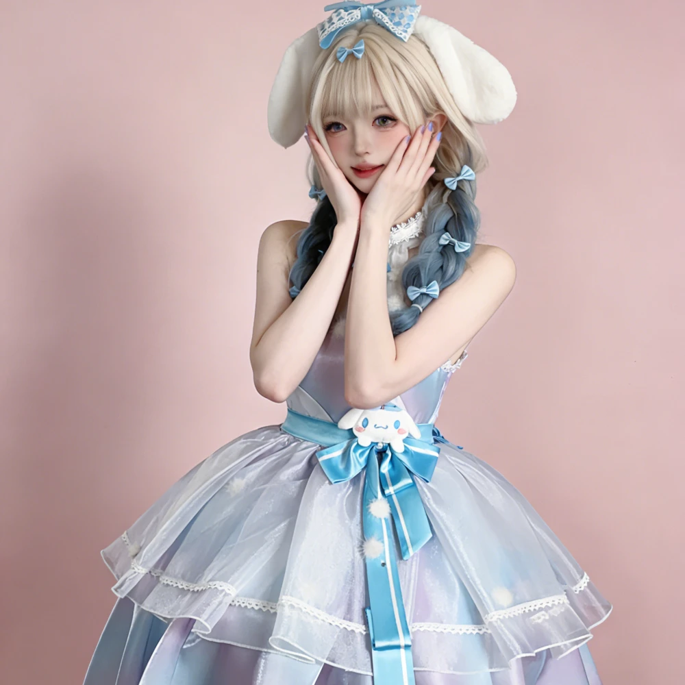 Gorący hit King of Glory Yao Strój Cosplay Duże Uszy Pies Anime Wysoka Jakość Konwencja Cosplay Halloween