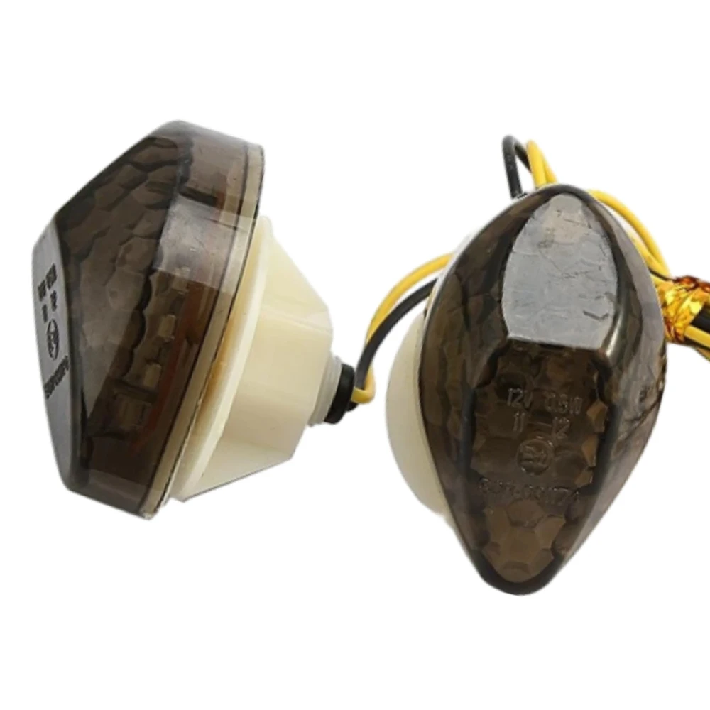 2Pcs Motorcycle Led Turn Signal Indicator Light Lamp Bulb Blinker Flashers for Honda CBR600RR CBR1000RR 2004-2007