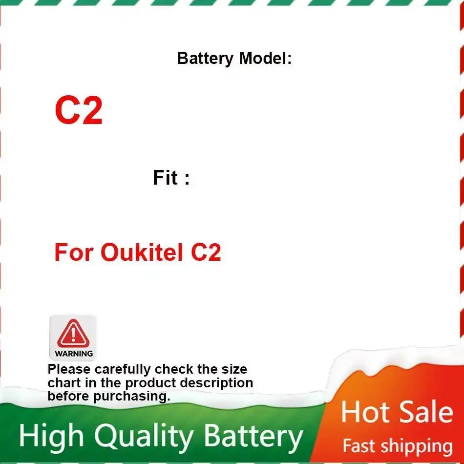 

Сменный аккумулятор мобильного телефона емкостью 1800 мАч для Oukitel C2