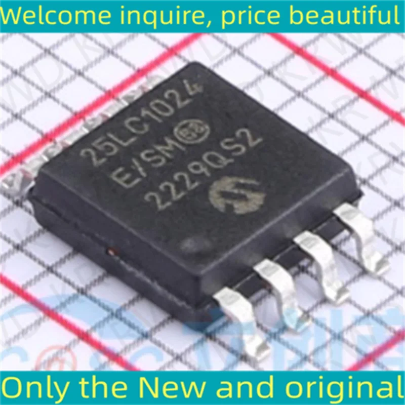 5PCS 25LC1024T-E/SM New and Original IC Chip SOIC8 25LC1024T-E/SM 25LC1024T-E 25LC1024T