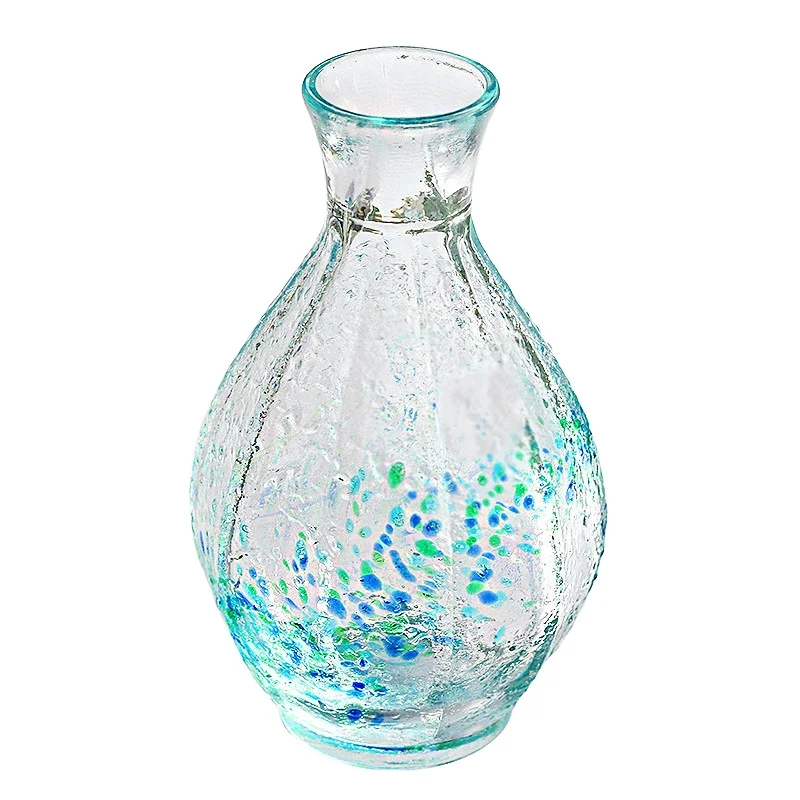 Jarra de vino para el hogar, cristal de color importado de Japón, vaso de sake, juego de vino tipo martillo, dispensador de vino de ciruela