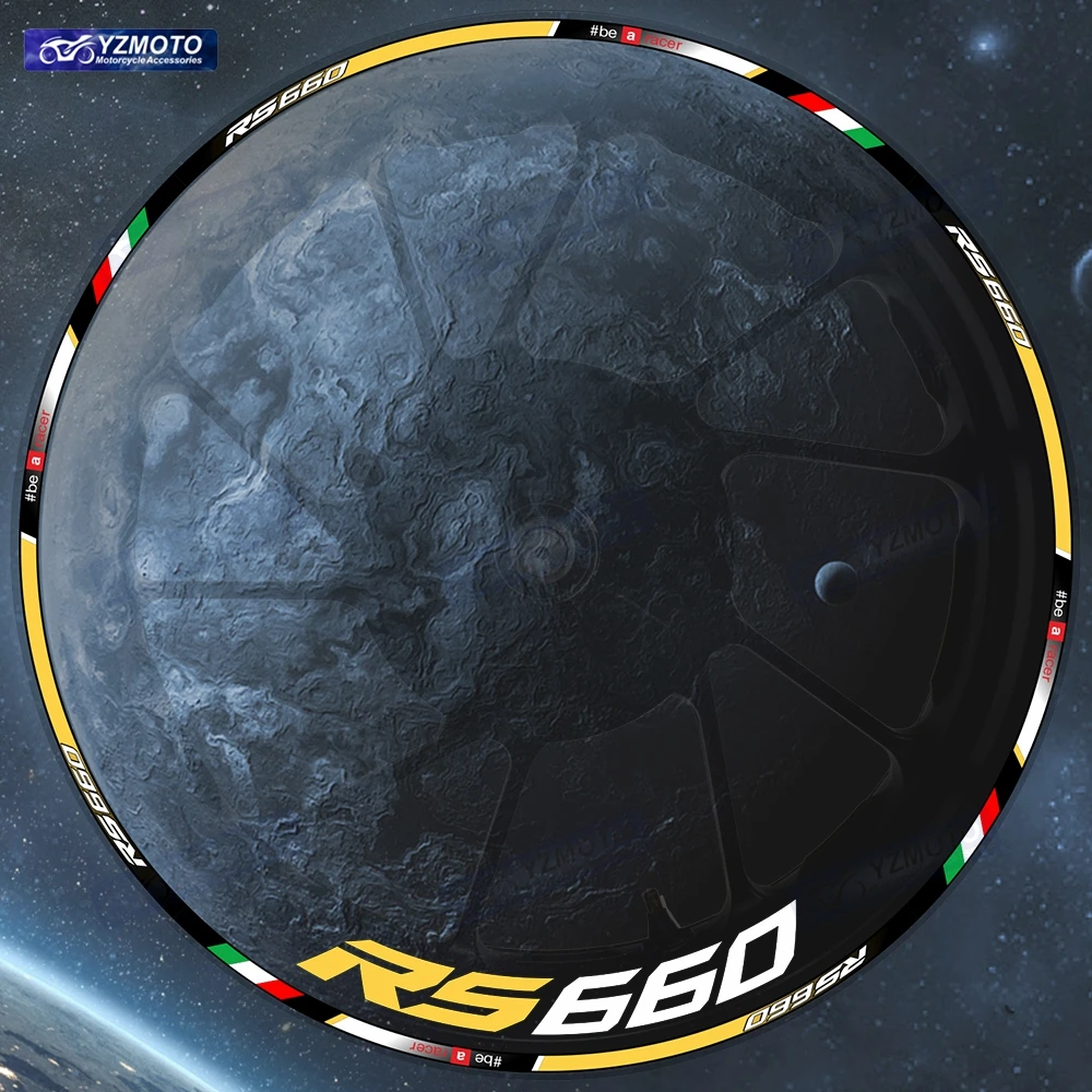 

Аксессуары для мотоциклов Honda RS660, передняя и задняя 17-дюймовая ступица колеса, гоночная наклейка, светоотражающие наклейки на обод, украшение