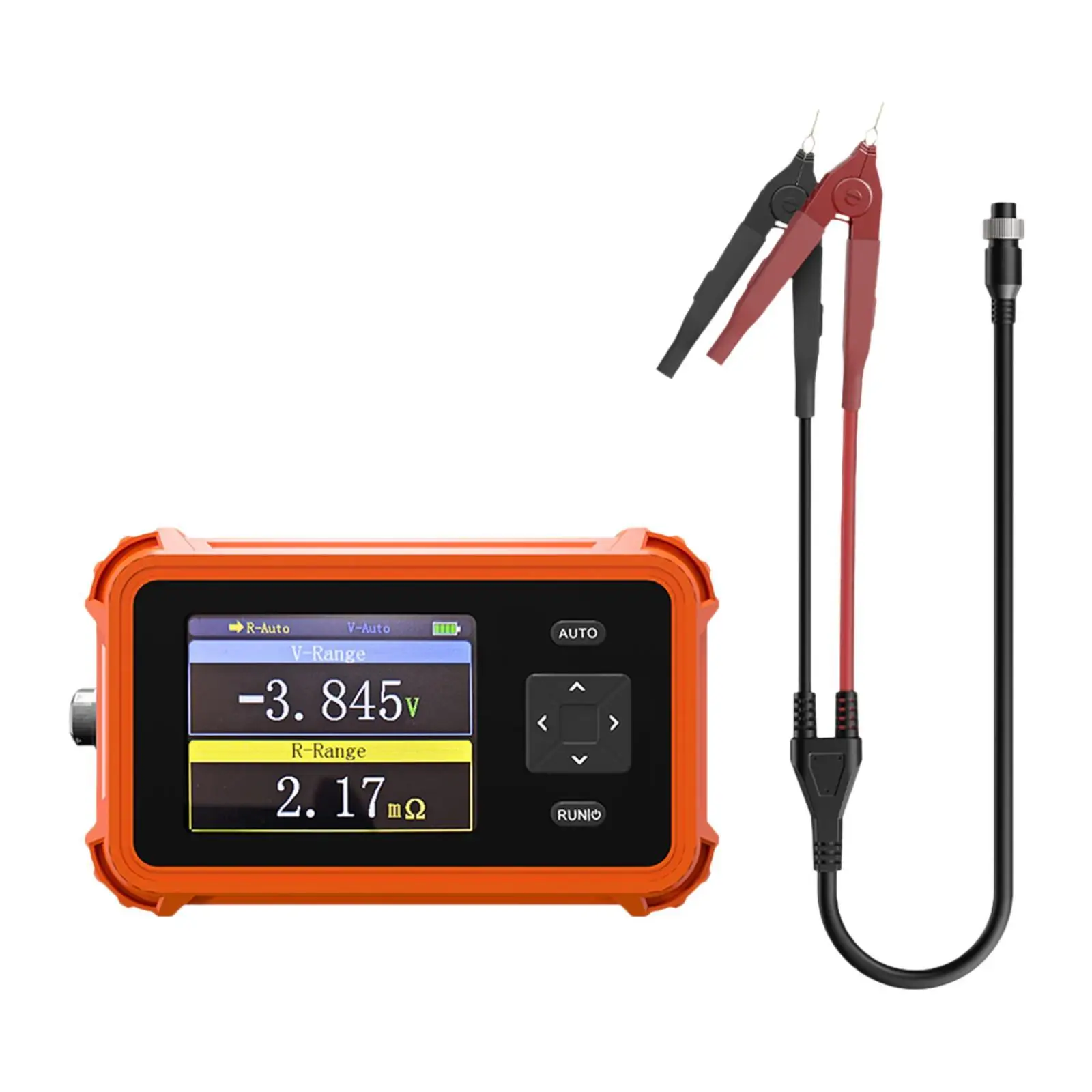 

Voltage Internal Resistance Battery Tester Battery Tester Multifunctional 0 -100 Ω Automatic Battery Voltage Meter Efficient