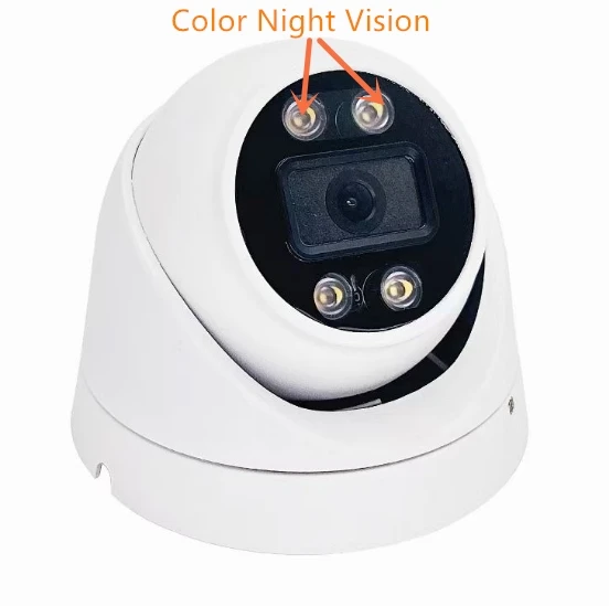 Jianvision 24-Channel 4K 8MP CCTV IP Turret Camera System Night Vision 2.8mm Wide Angle Audio Recording NVR Data Storage