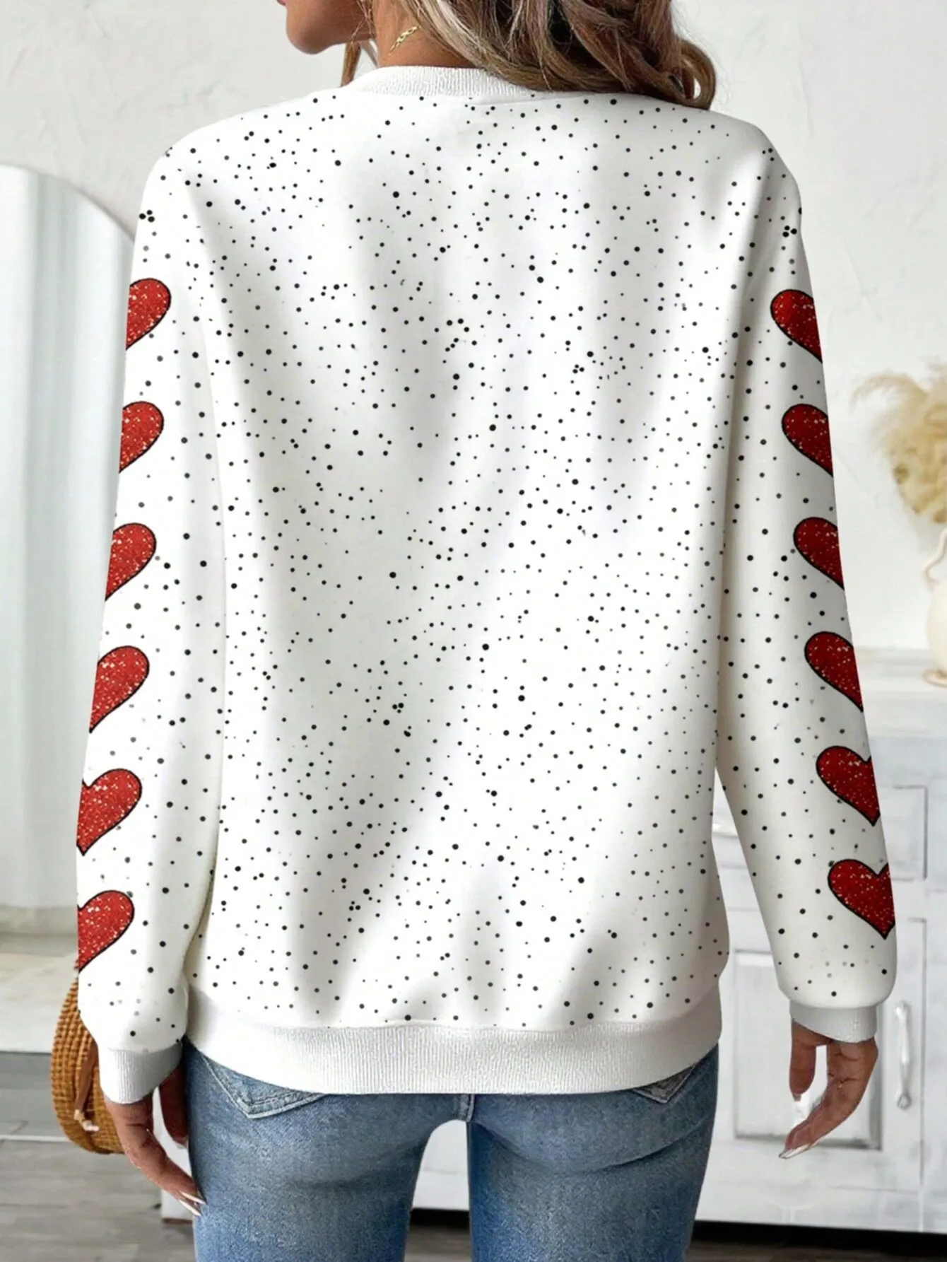 Casual Zipper Hoodie with Regular Fit Mid Length Japanese Korean Casual Digital Print Long Sleeve Striped Spring Women Hoodie