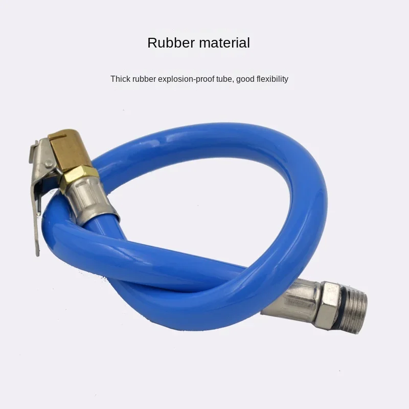 Air Compressor Tyre Inflator Hose Extension Mountain Bicycle Air Hose Air Pump Hose Replacement Bicycle Repair Tools