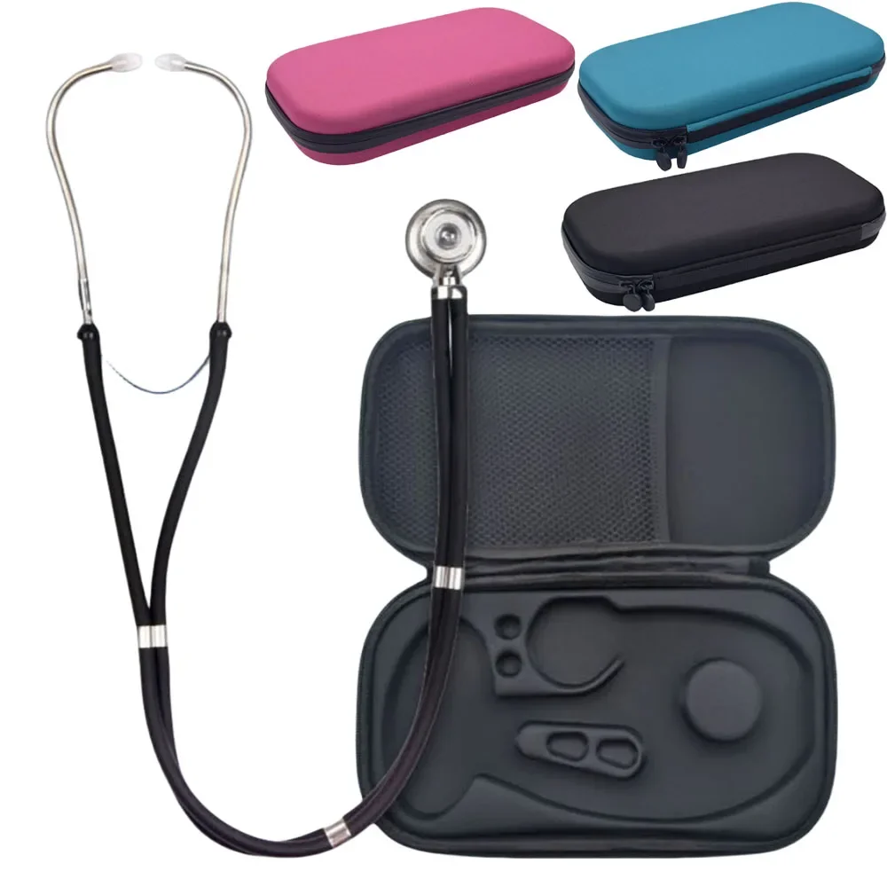 Sac de protection pour stéthoscope, sac de voyage antichoc, adapté aux stéthoscopes avec d'autres poches en filet, gadgets accessoires disponibles