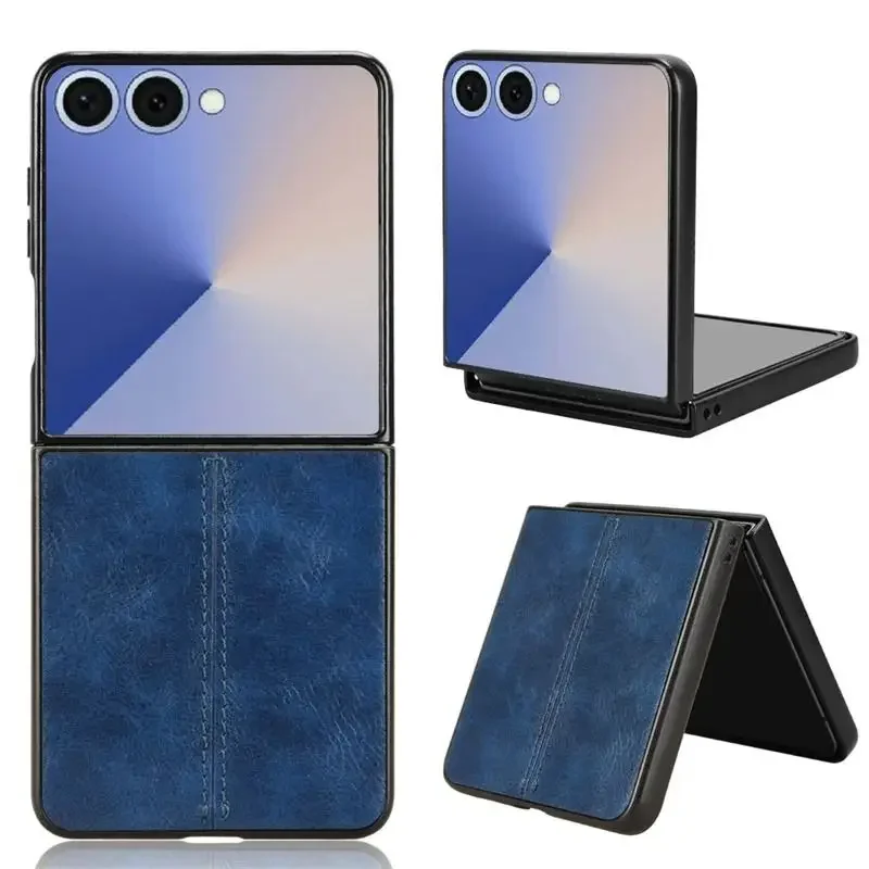

For Samsung Galaxy Z Flip 7 FE Flip Case Leather Card Slot Wallet Back Cover For Samsung Galaxy Z Flip 7 FE Casing Funda Capa