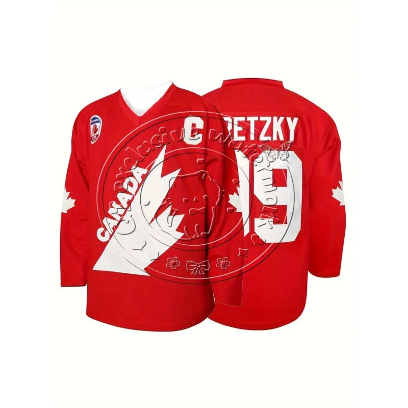 

2025 Best-selling Breathable Ice Hockey Jersey Breathable Fashionable Casual Adult Men's Sports Quick Drying Long Sleeved Shirt