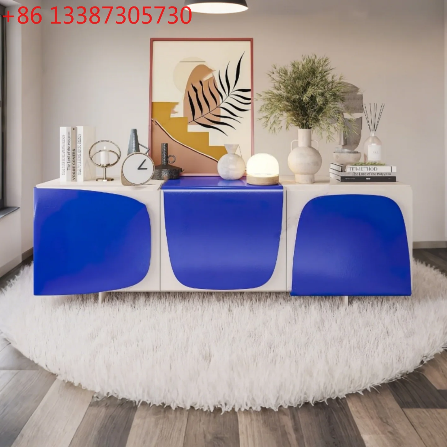 

Итальянский минималистичный обеденный боковой шкаф с краской, входной шкаф на крыльце из цельного дерева, современная простота