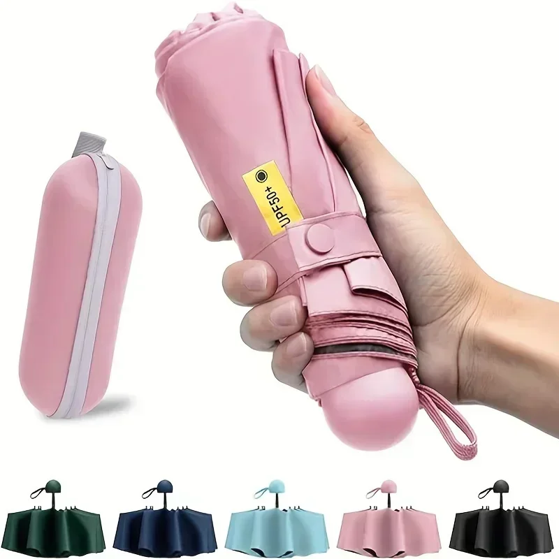 Thumb Umbrella Japanese Super Mini Rain and Rain Dual Use Small and Ultra Light Sunscreen Sunshade Umbrella