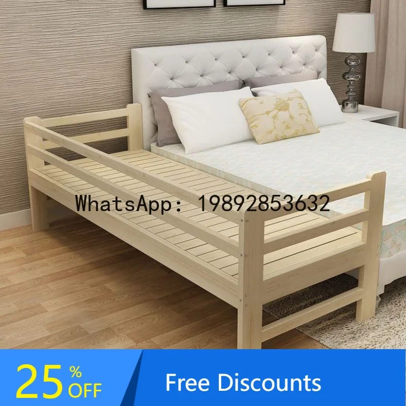 سرير أطفال من الخشب الصلب الموسع مع سرير من خشب الصنوبر المفرد #1