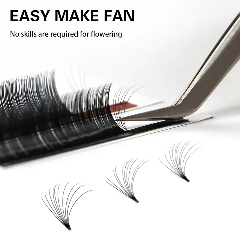 Winky Beauty 8-15mm Auto Fan Lashes 0.03 Easy Fan 1s Blooming Eyelash Extension Fast Fanning Volum Fan Lashes Tray — zdjęcie 4
