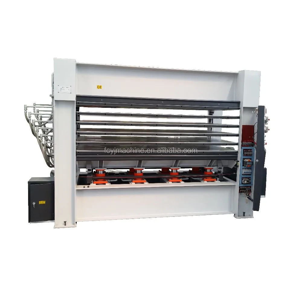 Woodworking Automatic Hydraulic Wood Laminate Heat Press Machine Plywood Hydraulic Hot Press Machine