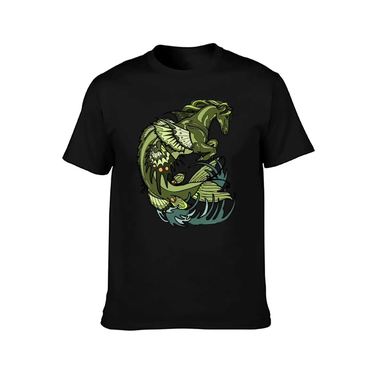 selkie, kelpie. hippocampus, sea horse T-Shirt sports fans graphics shirts graphic tee mens vintage t shirts