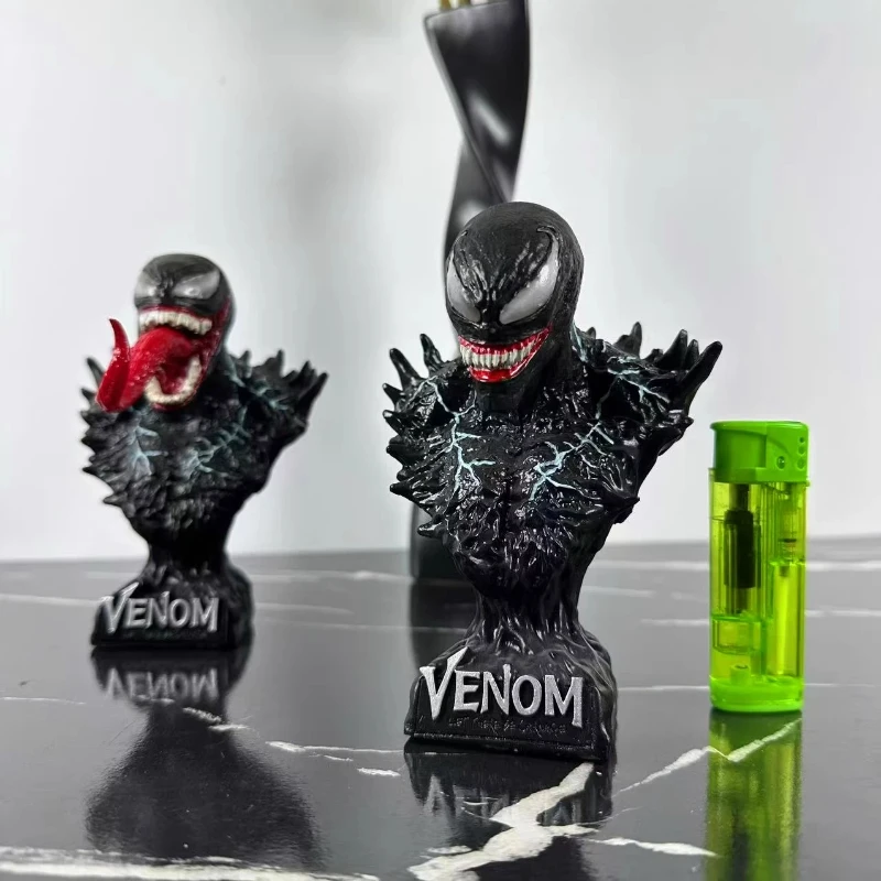 

Коллекционная статуэтка Marvel Venom (14 см), фигурка из смолы, готовая к отправке, декоративное украшение для рабочего стола, автомобиля, компьютерного корпуса