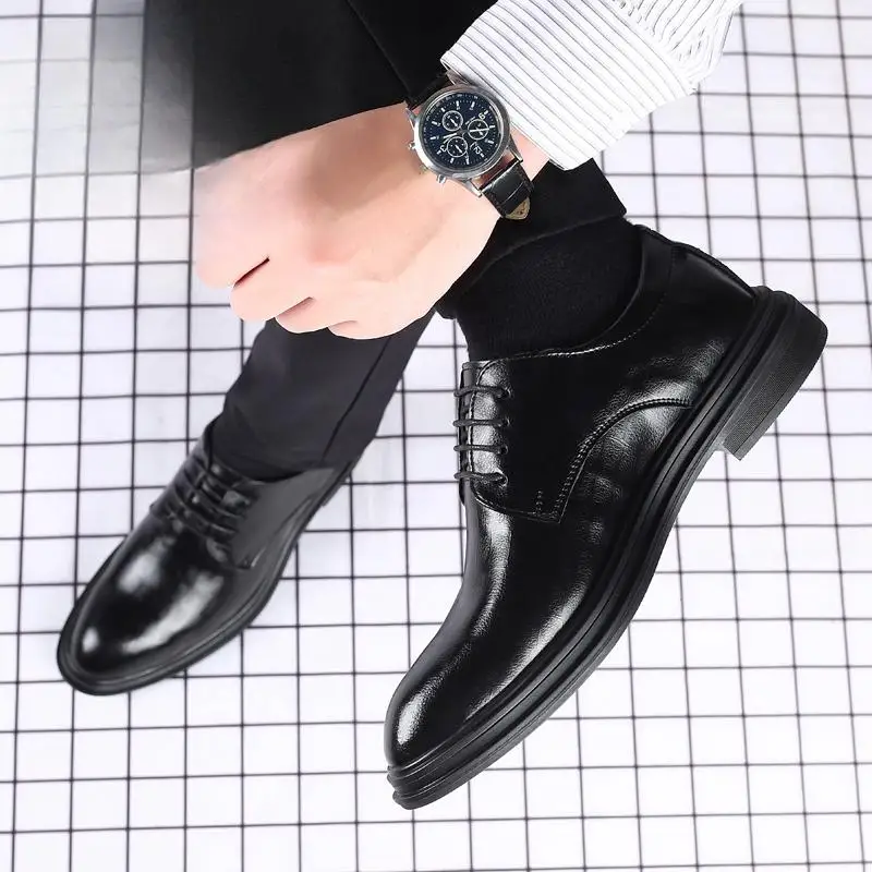 أحذية جلدية رجالية أحذية عمل مدرسية أحذية رجالية رسمية JZ-1996