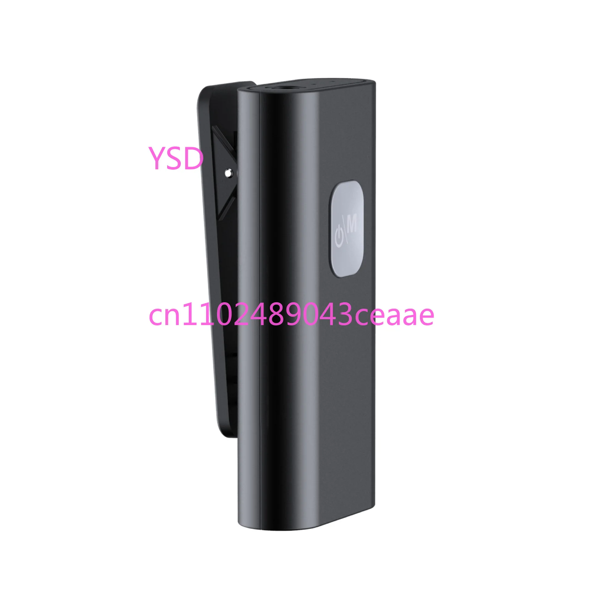 SR11 Lavalier Clip Bluetooth 5.0 Audio Receiver Car AUX Wireless Adapter TF Card MP3 Player Long Standby Time