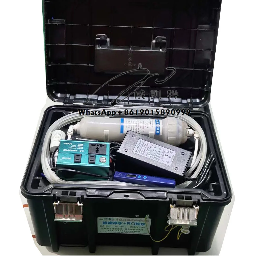 

Outdoor Water Purifier Manual or Battery Operated Portable Water Purifier 600 Gallon Reverse Osmosis Filter