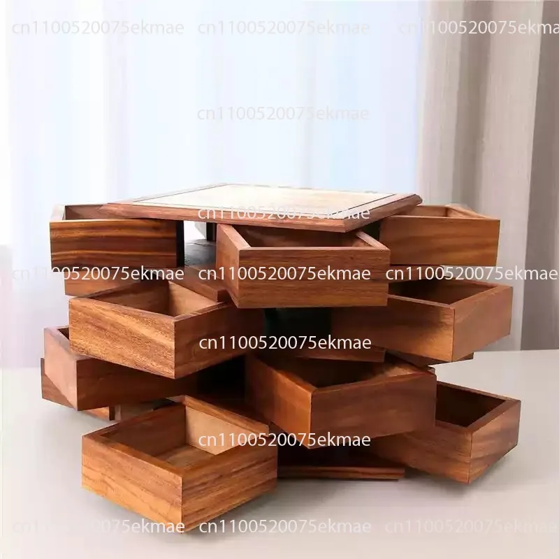 Rotating Mechanical Box for Storing Tea Sets, Jewellery, Bracelets and Collectible Bracelets