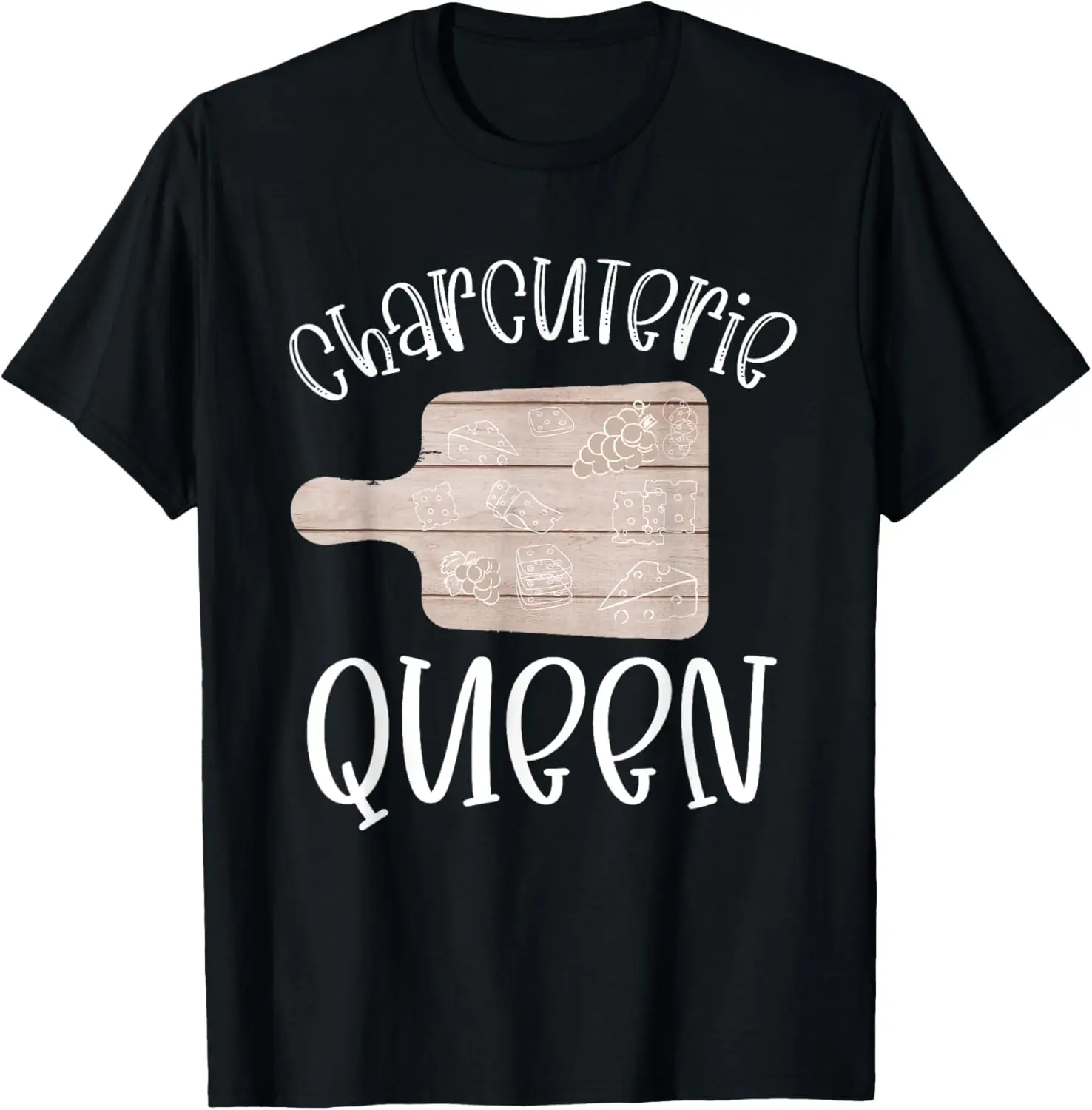 Charcuterie Queen Shirt For Women Charcuterie Board Hostess T-Shirt