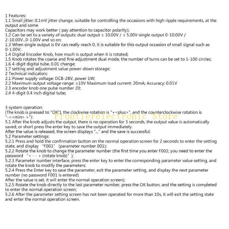 G8DB مولد إشارة مصدر الجهد ± 10 فولت + 5 فولت/0_10 فولت مصدر إشارة مستقر 0.1 مللي فولت غضب