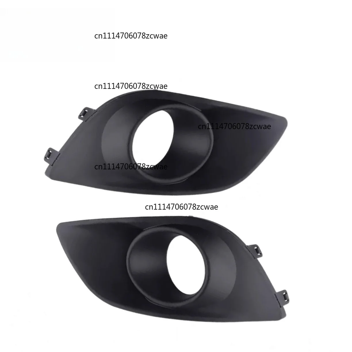 for Suzuki Swift 2011 2012 2013 2014 2015 2016 2017 Black Plastic 1 Pair Front Left Right Side Fog Light Bezel Frame Cover Fit