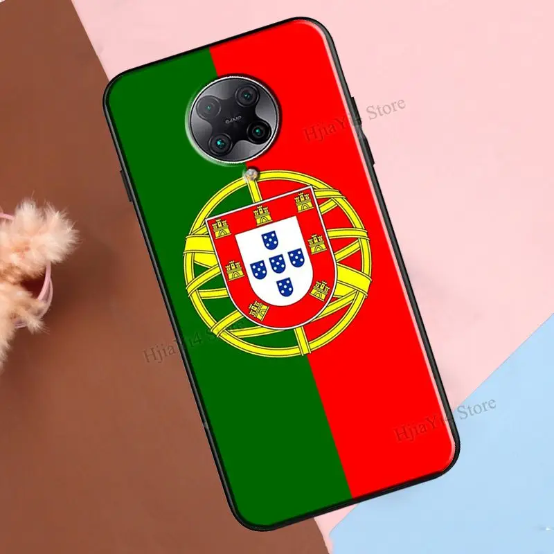 Portugal Flag Cover For POCO F3 X3 GT F1 F2 M3 M4 X4 NFC X3 Pro Case For Xiaomi 12 10T 11T Pro Mi 11 Lite