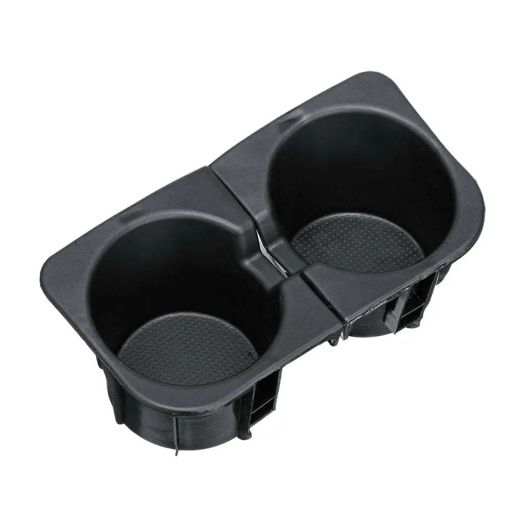 Coppia inserti portabicchieri 66991-04012,66992-04012 per dal 2005 al 2017 Nero
