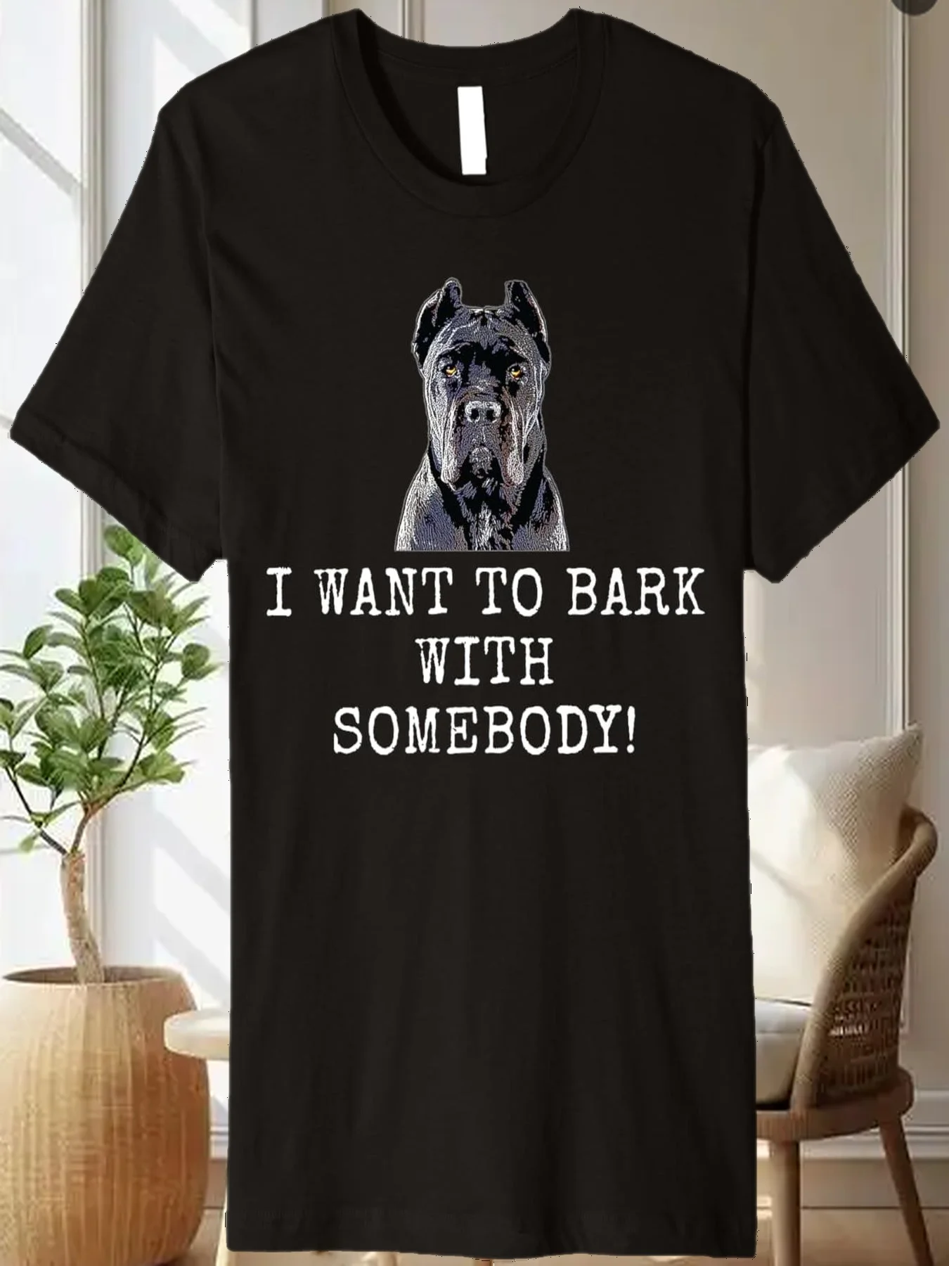 

Я хочу коры с тимьяном! Футболка премиум-класса Funny Dog Dad and Dog Mom