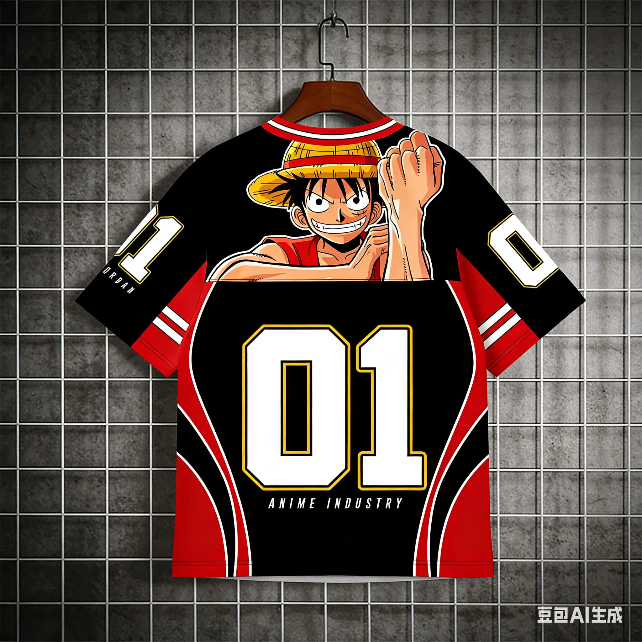 

Футболка с 3D-принтом в американском стиле для взрослых и детей, с коротким рукавом, в стиле стрит-аниме, с цветными блоками, с принтом One Piece Straw Hat Crew