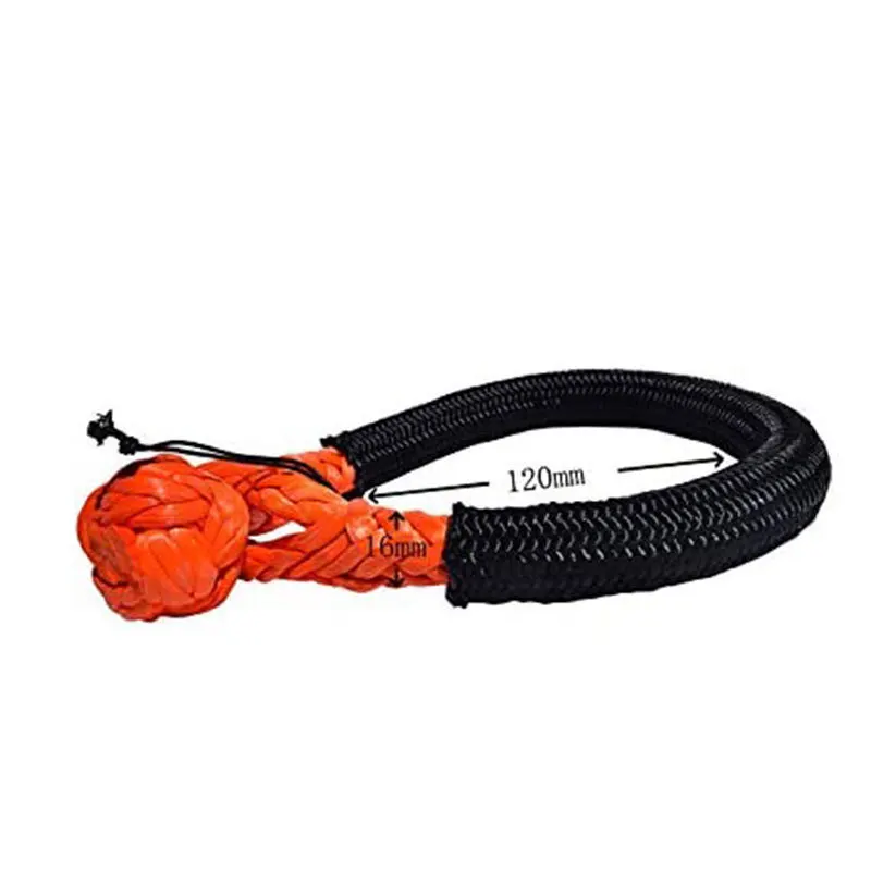 Tow Rope 22mm X 9M Trailer shackles 12T Tow Hook Streamers Use Capacity ATV Jeep UTV Tractor - Emergency Towing Offroad Tow Hook