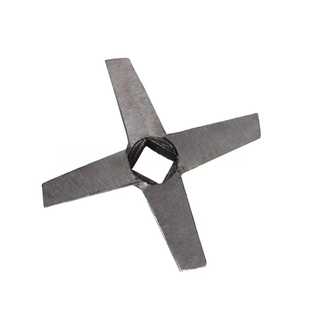 1 Piece 5# 8# 10# 12# 22# 32# Meat Grinder Blade And Orifice Plate, Turtle Back Knife Cross Knife Crusher Parts