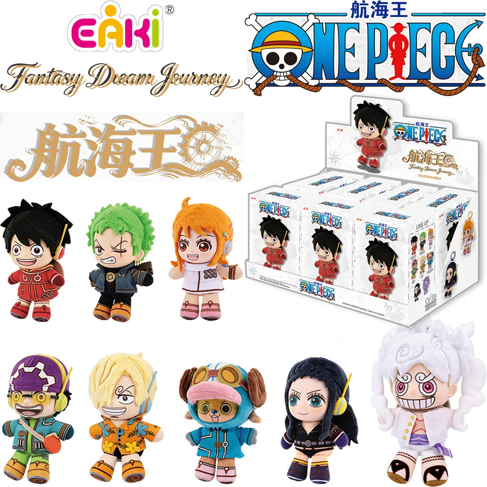 Muñeco de Peluche Original EAKI de la Serie One Piece, Luffy, Zoro, Chopper, Lindo Colgante para Bolsa, Juguete Coleccionable de Anime, Regalo