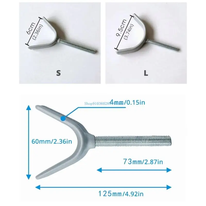 K9FF حزمة من 2 قطعة قضيب المغزل Y للطفل والحيوانات الأليفة بوابة السلامة قابل للتعديل بولت بوابة درابزين محولات لدرابزين الدرج